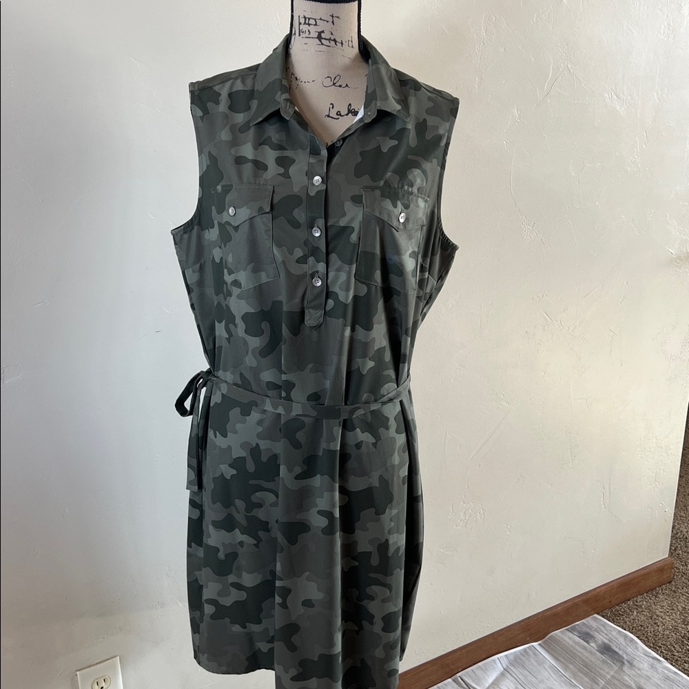 Eddie Bauer Camouflage Adventure Dress XL